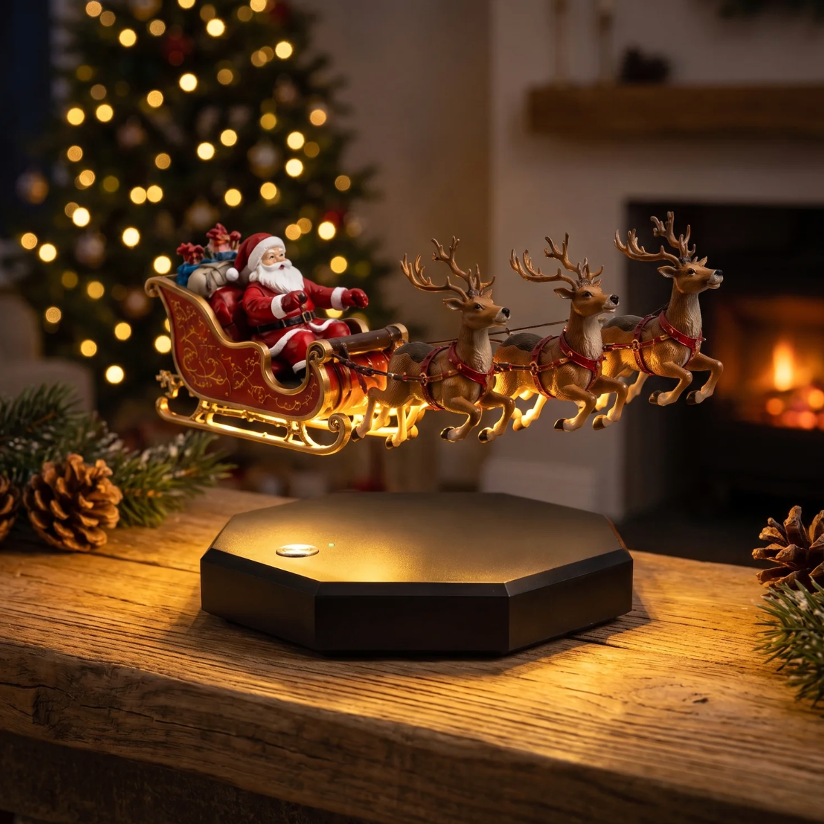 Santa Flying Sleigh Lift